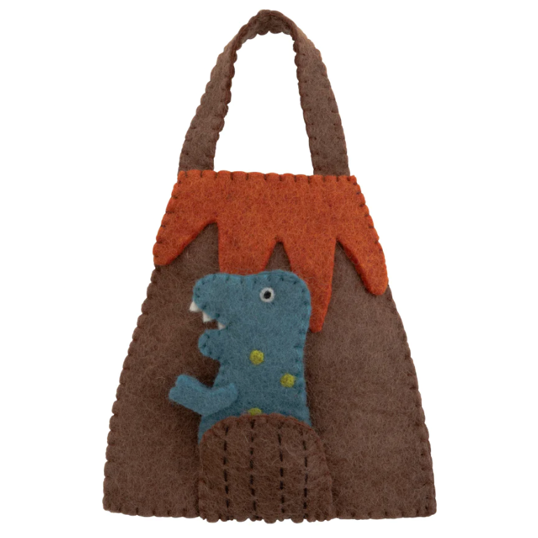 Dinosaur Finger Puppet Playbag
