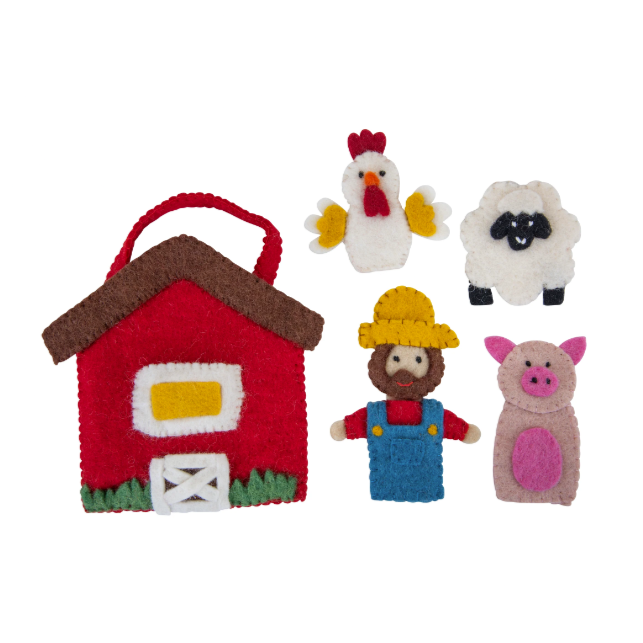 Farmyard Finger Puppet Playbag