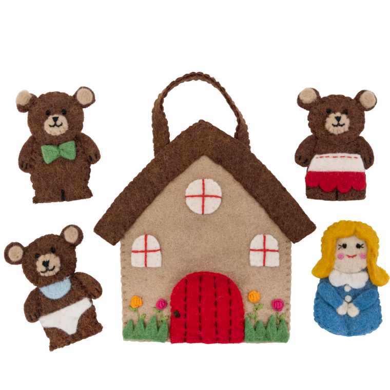 Goldilocks Finger Puppet Playbag