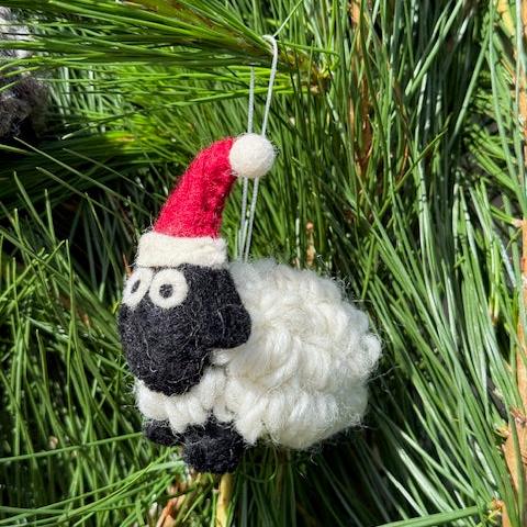 NZ Wool Sheep decoration – Black
