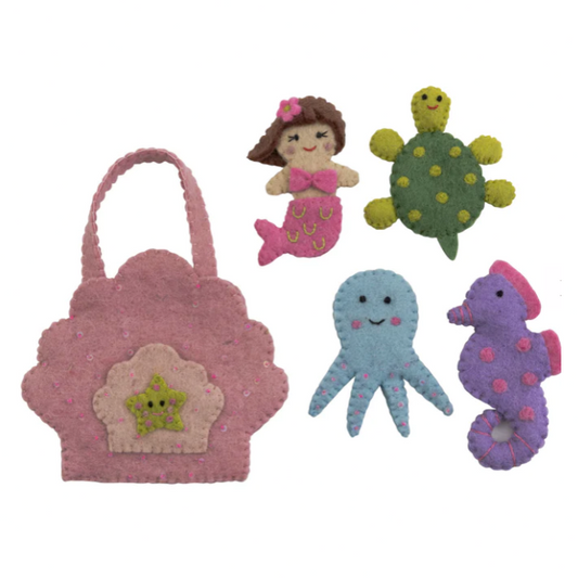 Mermaid Finger Puppet Playbag