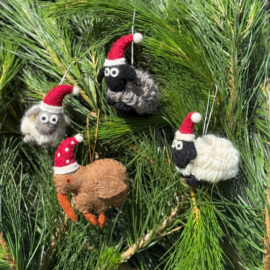 NZ Wool Kiwi decoration